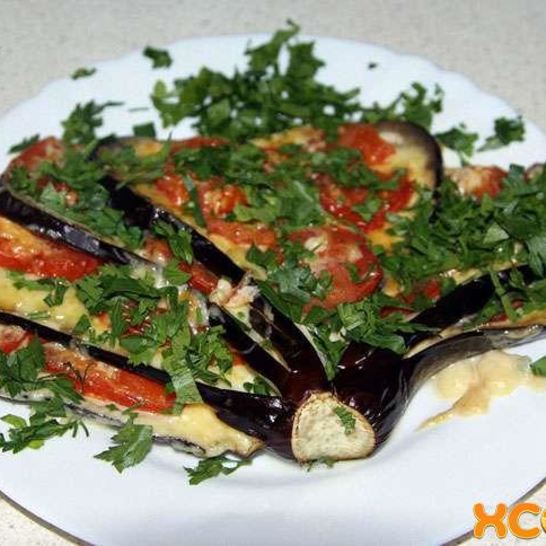 Рецепт блюда павлиний хвост из баклажанов