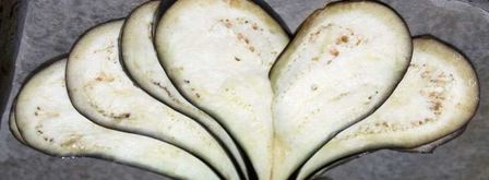 блюдо павлиний хвост из баклажанов. Шаг 5