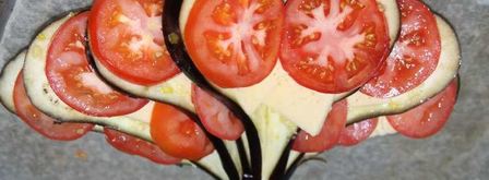 блюдо павлиний хвост из баклажанов. Шаг 8