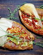 Баварские бутерброды-булочки с колбасой