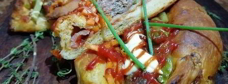 баварские бутерброды-булочки с колбасой. Шаг 11