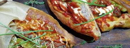 баварские бутерброды-булочки с колбасой. Шаг 10