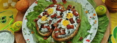 бутерброд с яйцом и беконом. Шаг 14