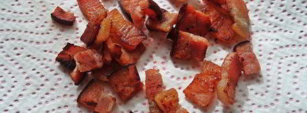 бутерброд с яйцом и беконом. Шаг 3