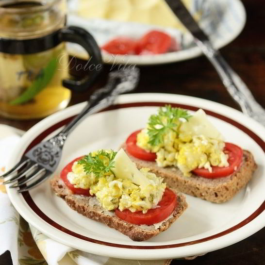 Рецепт бутерброда с яйцом и сыром