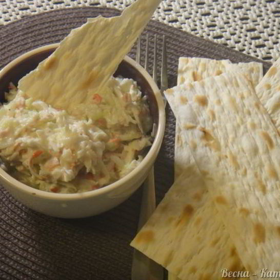 Рецепт бутербродной намазки из крабовых палочек и яблока