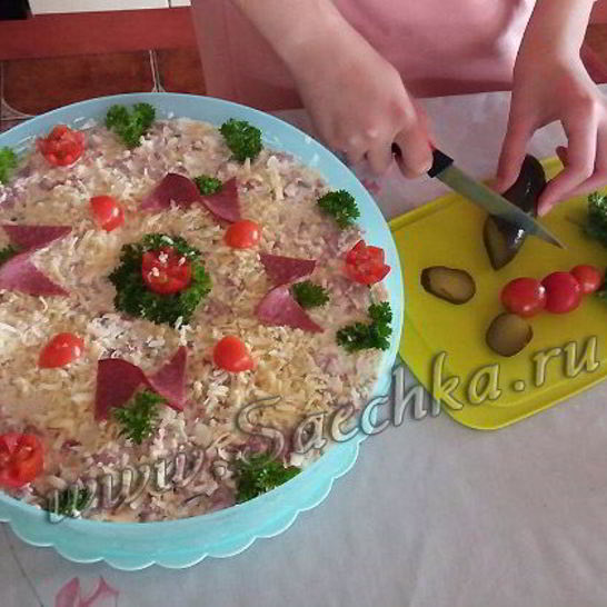 Рецепт бутербродного торта