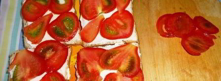 бутерброды футбольный мяч. Шаг 2