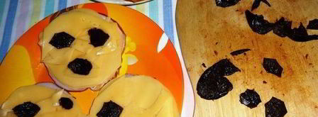 бутерброды футбольный мяч. Шаг 7