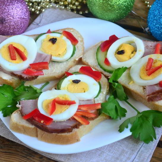 Рецепт бутербродов петушки