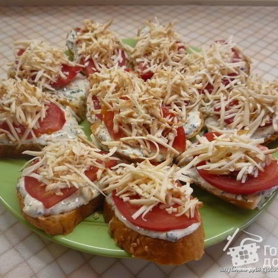 Рецепт бутербродов праздничных