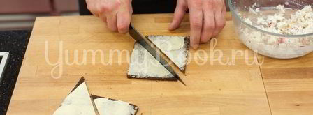 бутерброды с авокадо и лососем. Шаг 2