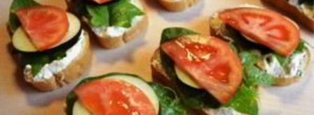 бутерброды с баклажанами и помидором. Шаг 4