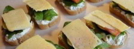 бутерброды с баклажанами и помидором. Шаг 5