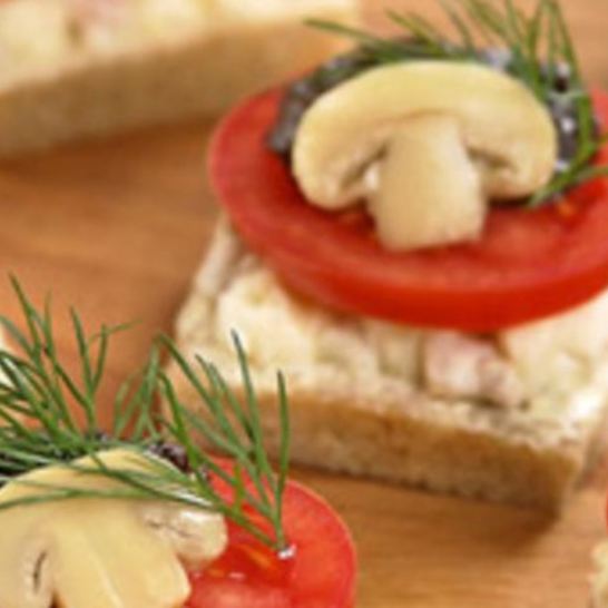 Рецепт бутербродов с грибами