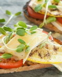 Бутерброды с кабачками