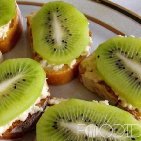 Рецепт бутербродов с киви