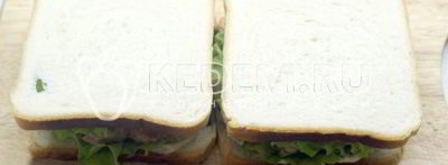 бутерброды с котлетой. Шаг 6