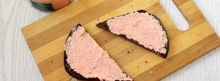 бутерброды с красной рыбой. Шаг 4