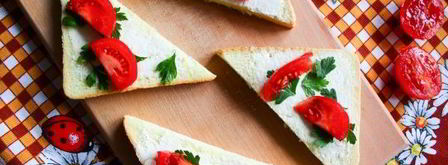 бутерброды с крем-сыром. Шаг 6