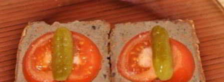 бутерброды с паштетом. Шаг 3