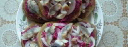 бутерброды с селедкой. Шаг 6