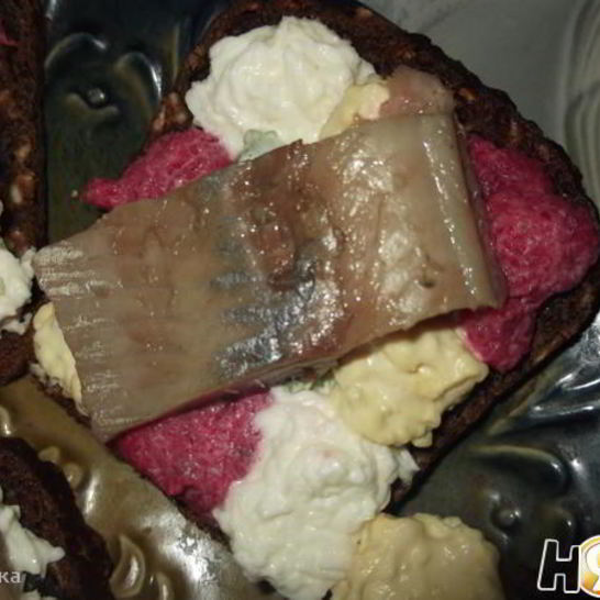 Рецепт бутербродов закусочных с сельдью