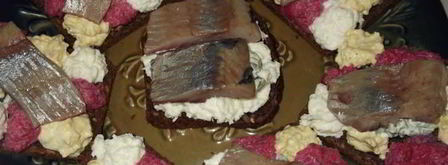 бутерброды закусочные с сельдью. Шаг 7