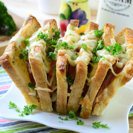 Рецепт гармошки из бутербродов