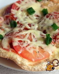 Горячие бутерброды на вафельных хлебцах