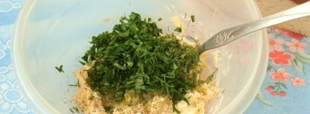 горячие бутерброды с сыром и зеленью. Шаг 4