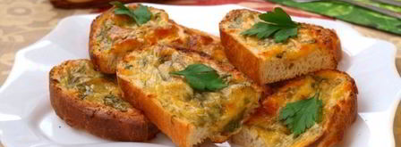 горячие бутерброды с сыром и зеленью. Шаг 7