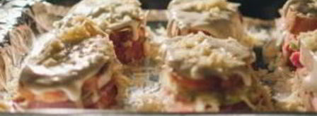 горячие бутерброды с яблоком. Шаг 5