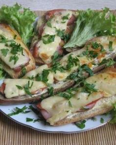 Горячие бутерброды в духовке