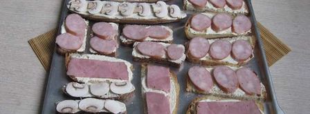 горячие бутерброды в духовке. Шаг 4