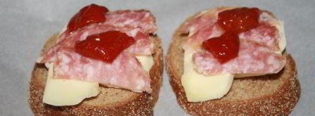 горячие бутерброды в средиземноморском стиле. Шаг 4