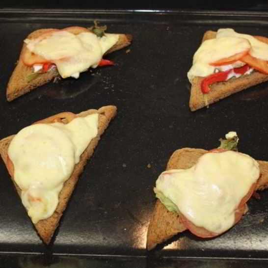 Рецепт горячих бутербродов