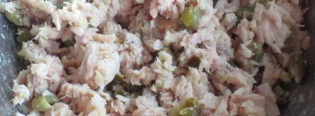 горячий бутерброд с тунцом и копченым сыром. Шаг 3