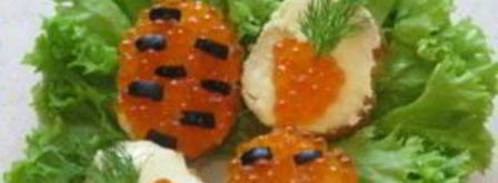 маленькие бутерброды с икрой. Шаг 5