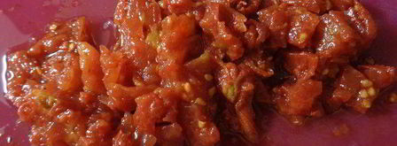 открытые бутерброды с творогом и сушеными томатами. Шаг 4