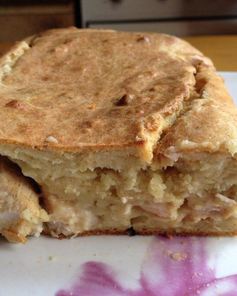 Сырный кекс с курицей