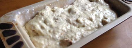 сырный кекс с курицей. Шаг 6