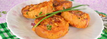 томатные бутерброды с колбасой и сыром. Шаг 6