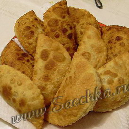 Рецепт теста для чебуреков