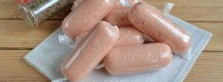 домашние сосиски из курицы. Шаг 5