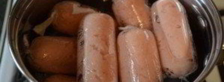 домашние сосиски из курицы. Шаг 6