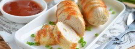 домашние сосиски из курицы. Шаг 7