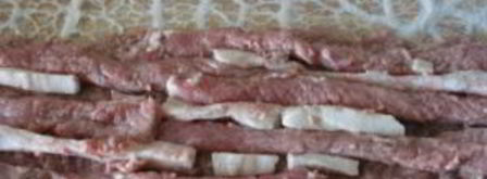 домашняя колбаса в свиной сетке. Шаг 4