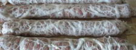 домашняя колбаса в свиной сетке. Шаг 5