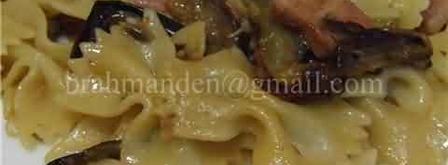 фарфалле в пиве с баклажанами и беконом. Шаг 31